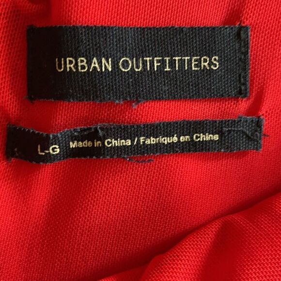 Urban Outfitters | Heart Of The Ocean Fit + Flare Mini Dress in Red | L - Picture 5 of 7